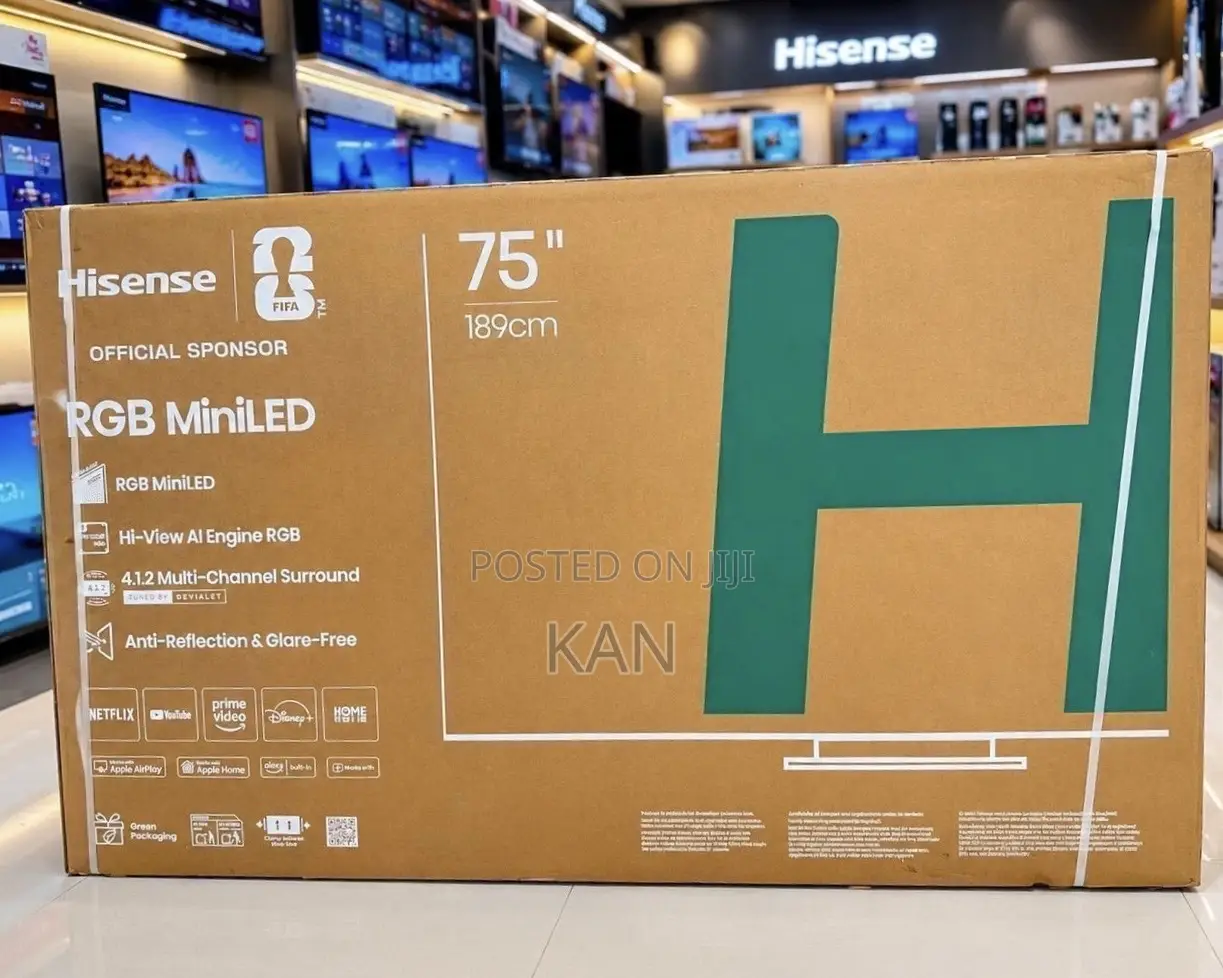 Hisense RGB Min Led TV 75inch