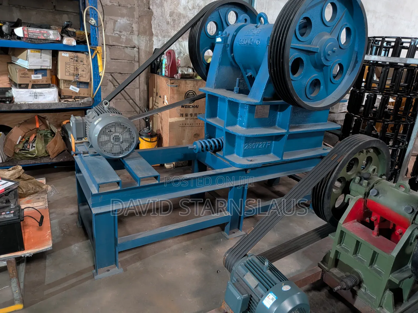 Pe250*400 (5-10tph) Jaw Crusher With Motor - Ubungo Dar Es Salaam