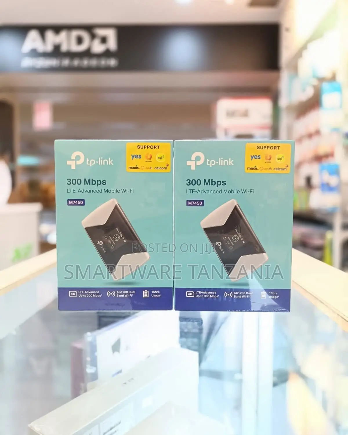 TP-Link M7450 LTE-Advanced Mobile Wi-Fi Router, 300 Mbps, Dual Band