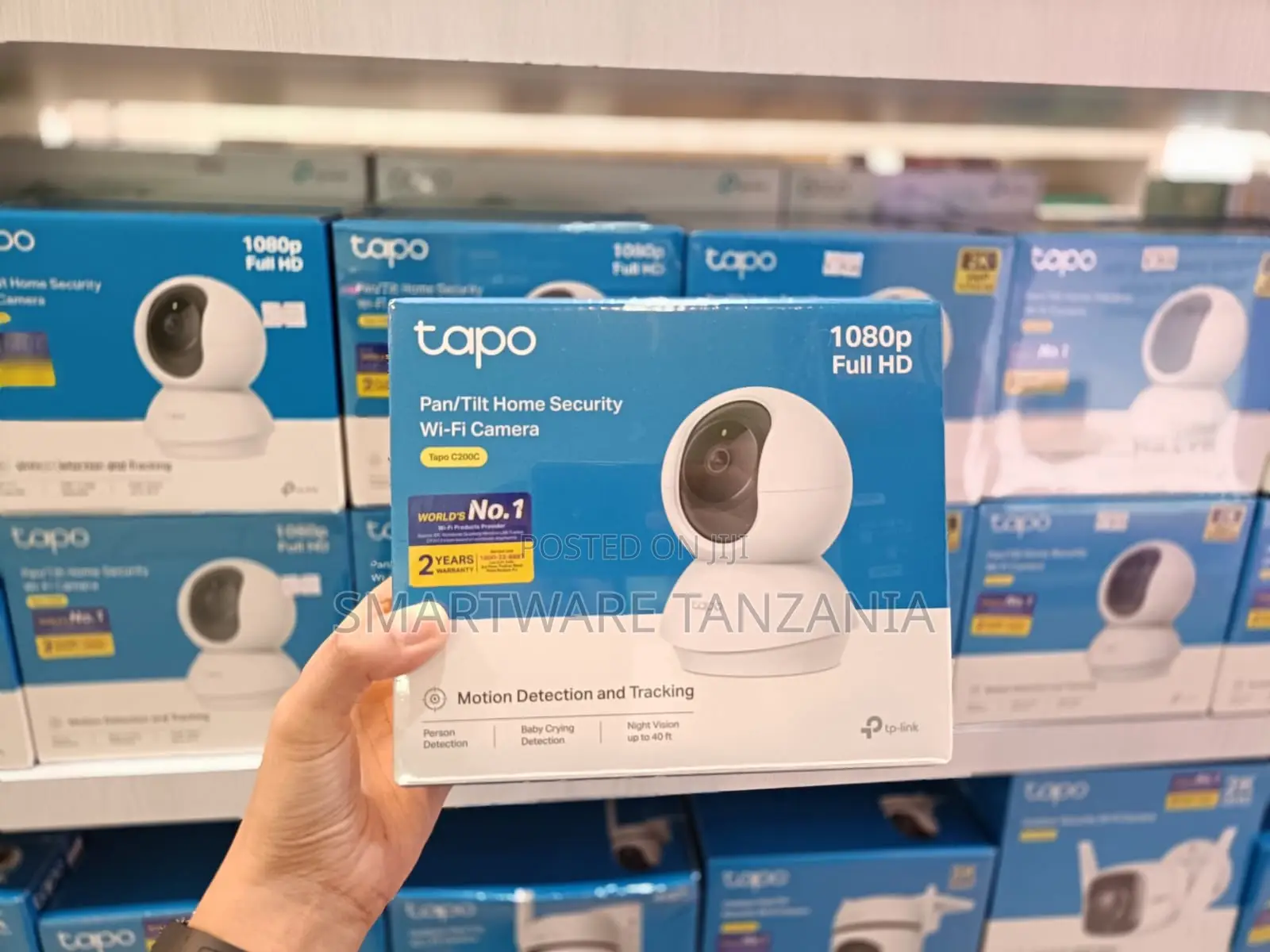 Tapo C200C 1080p Wi-Fi Camera With Pan/Tilt, Motion Detection
