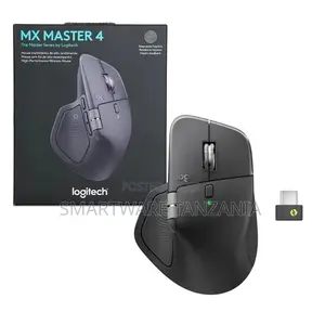 Logitech MX Master 4 Wireless Mouse With Haptic Feedback, USB Receiver