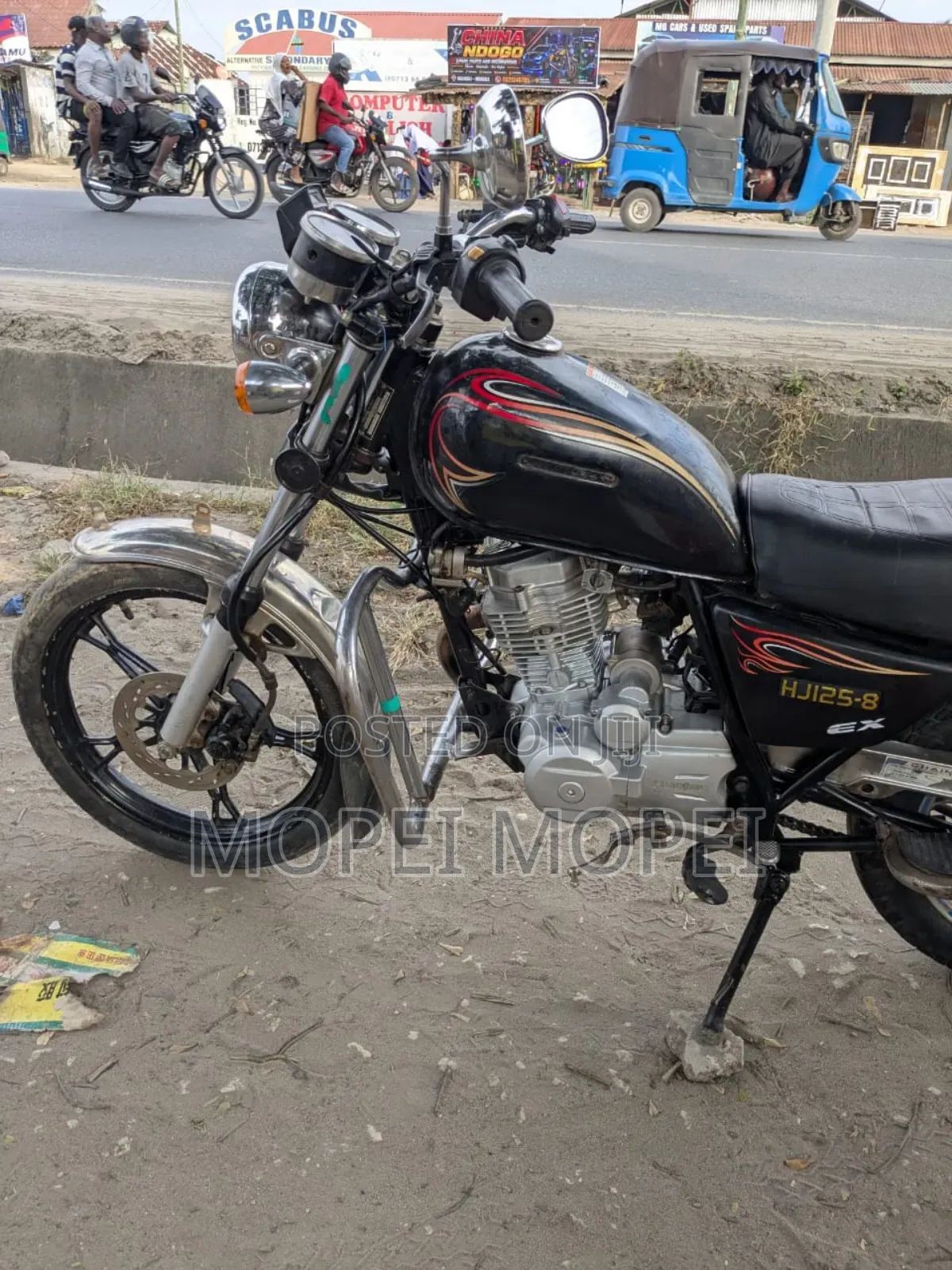 Haojue HJ125-8F 2025 Black