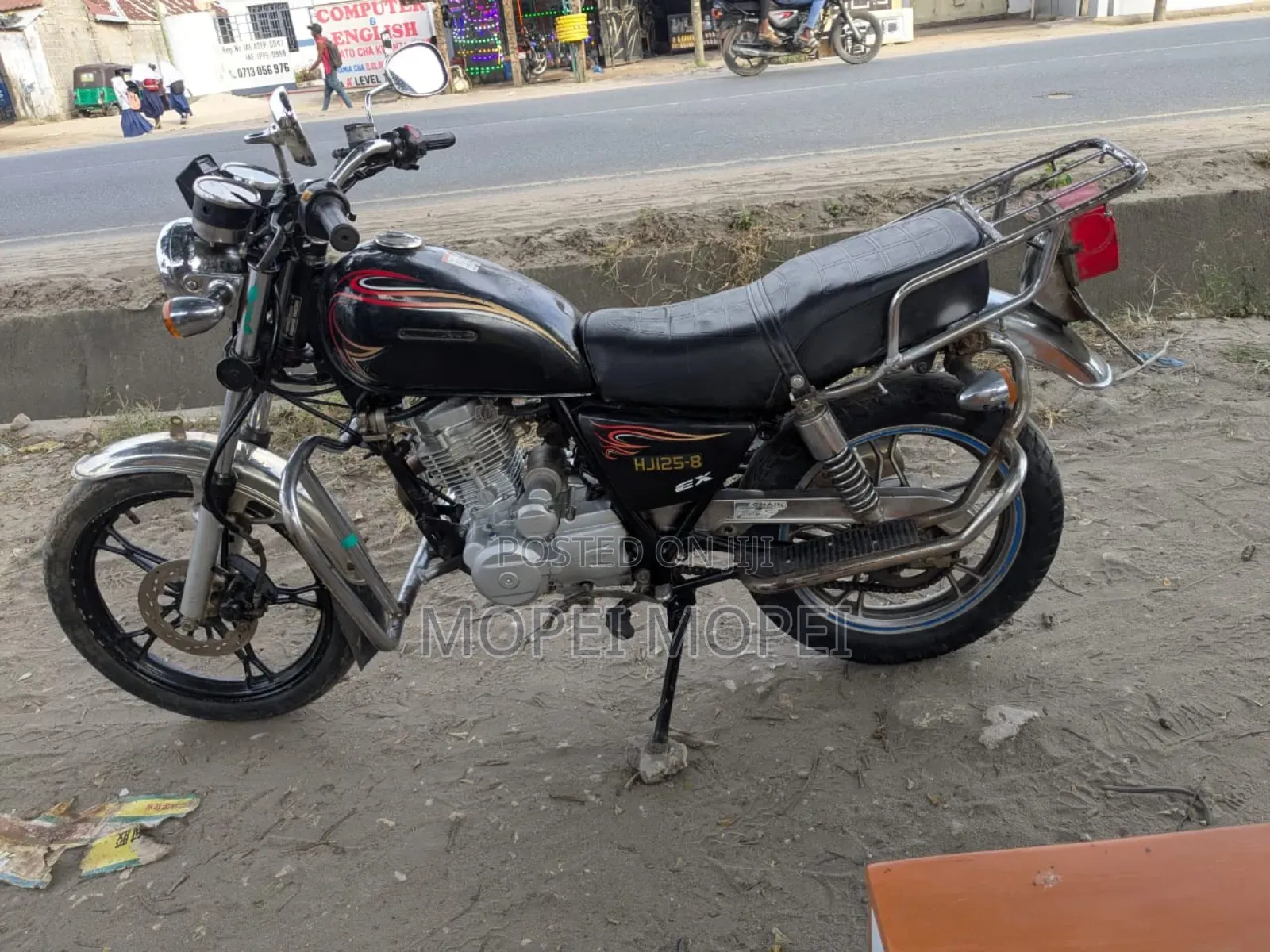 Haojue HJ125-8F 2025 Black