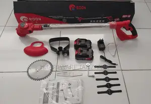 Grass Trimmer With Battery, 18V 2 Batteries and Charger, Brush Cutter