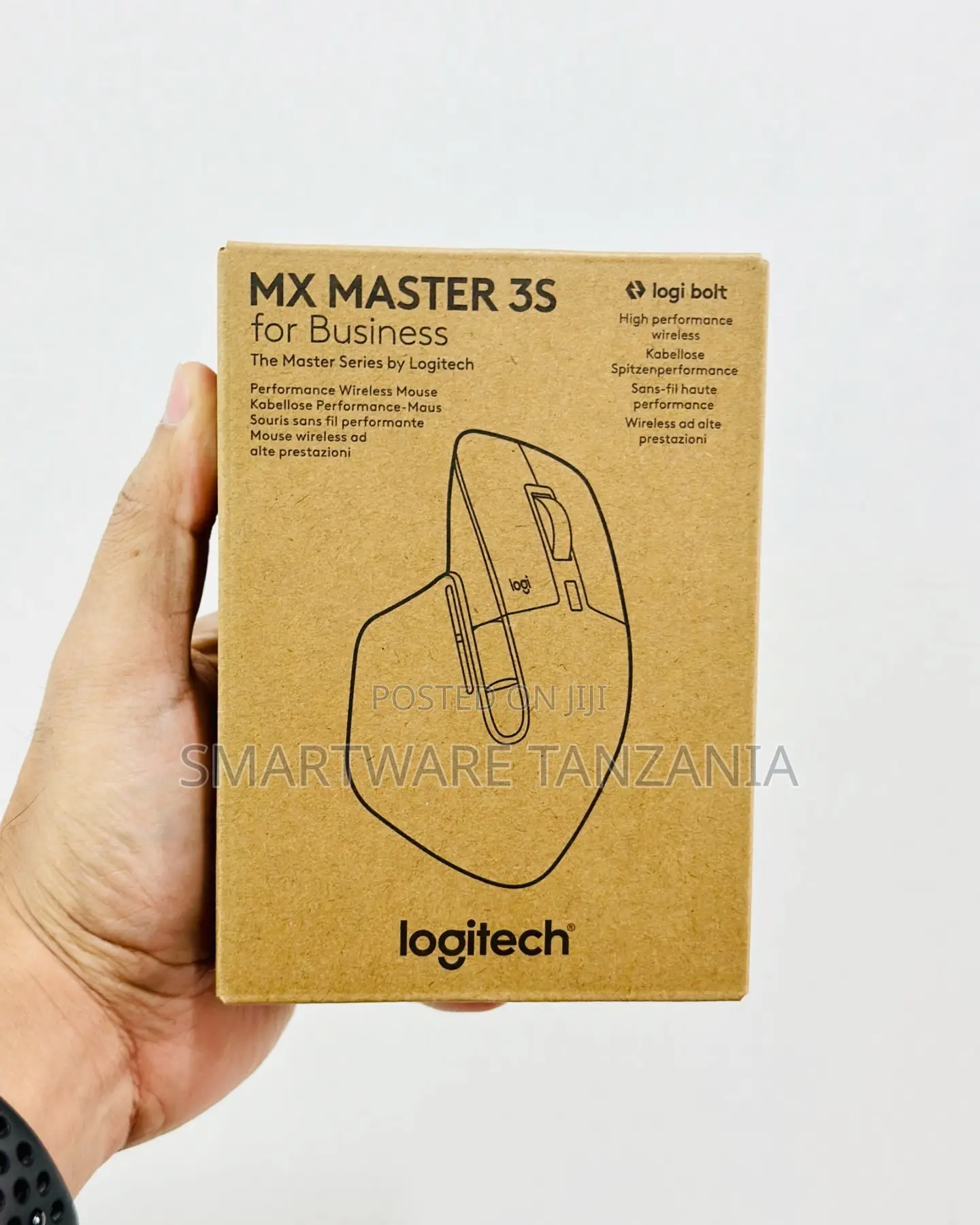 Logitech MX Master 3S Wireless Mouse, Bluetooth USB Receiver