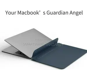 WIWU Skin Pro II Navy Blue PU Leather Sleeve for a MacBook Laptop