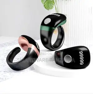 Green Lion Smart Zikr Ring, OLED Display, Digital Clock, 18-22 MM