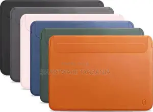 WIWU Skin Pro II Navy Blue PU Leather Slim MacBook Laptop Sleeve Case