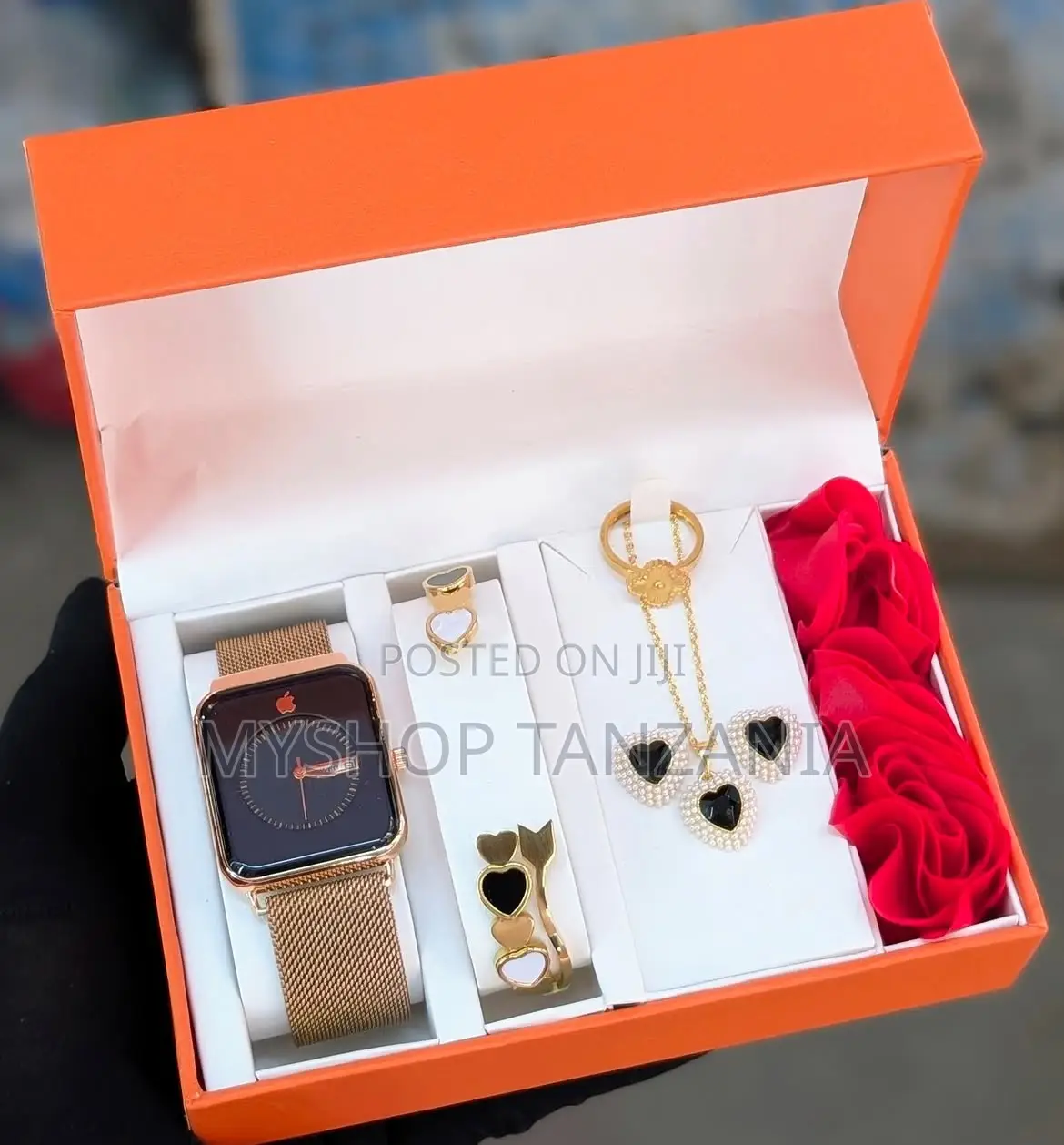 Ladies' Combo Set Typically Includes a Stainless Steel Wristwatch,