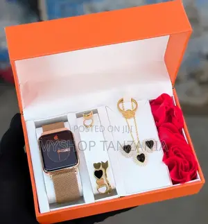Ladies' Combo Set Typically Includes a Stainless Steel Wristwatch,
