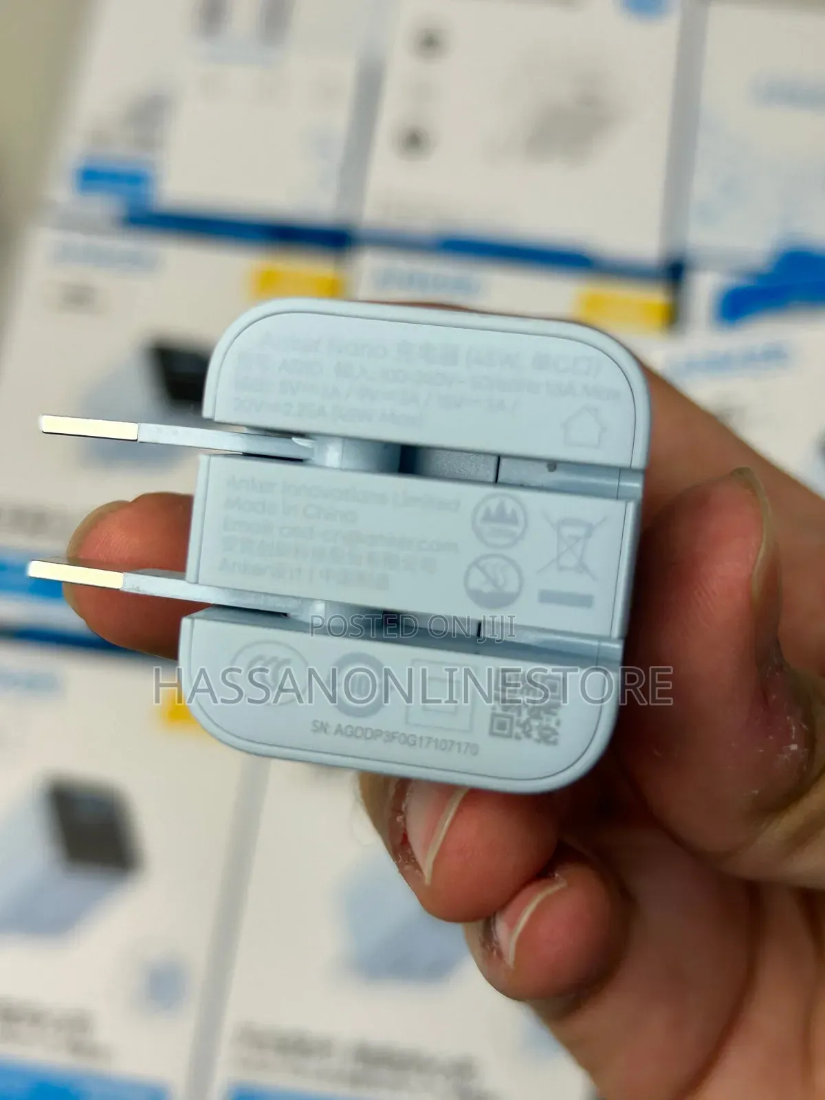 Anker Nano Charger (45w, Smart Display, 180° Foldable)