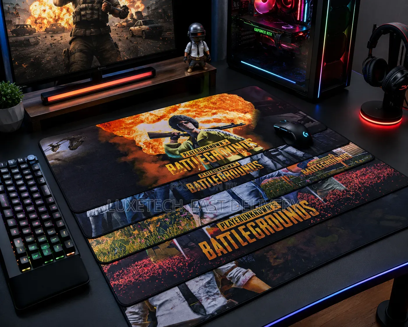 XXL Gaming Mouse Pad – Extended Non-Slip Keyboard Gaming Desk Mat