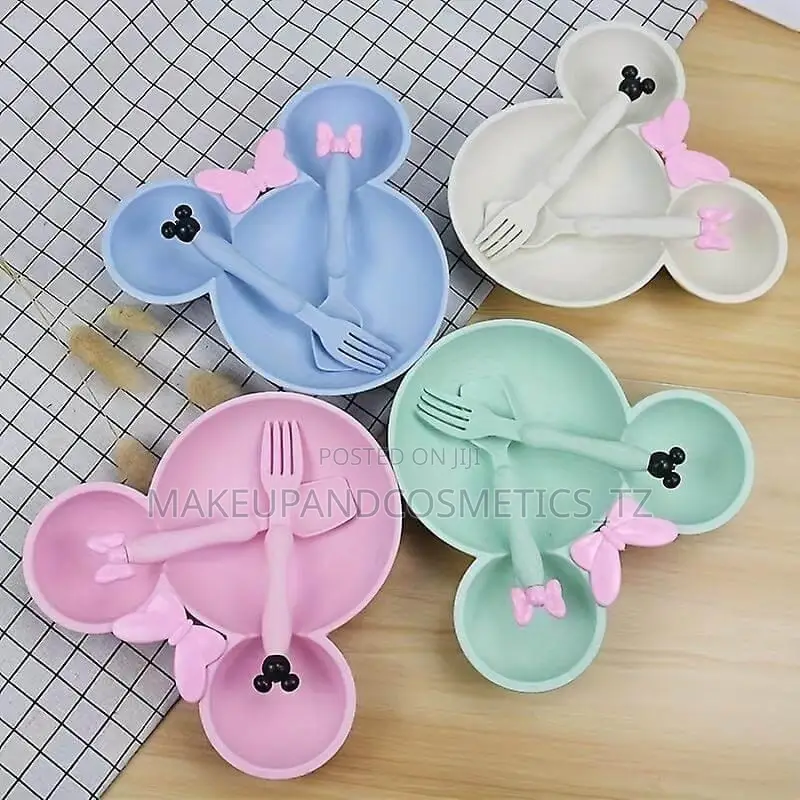 Kids Feeding Plate Set