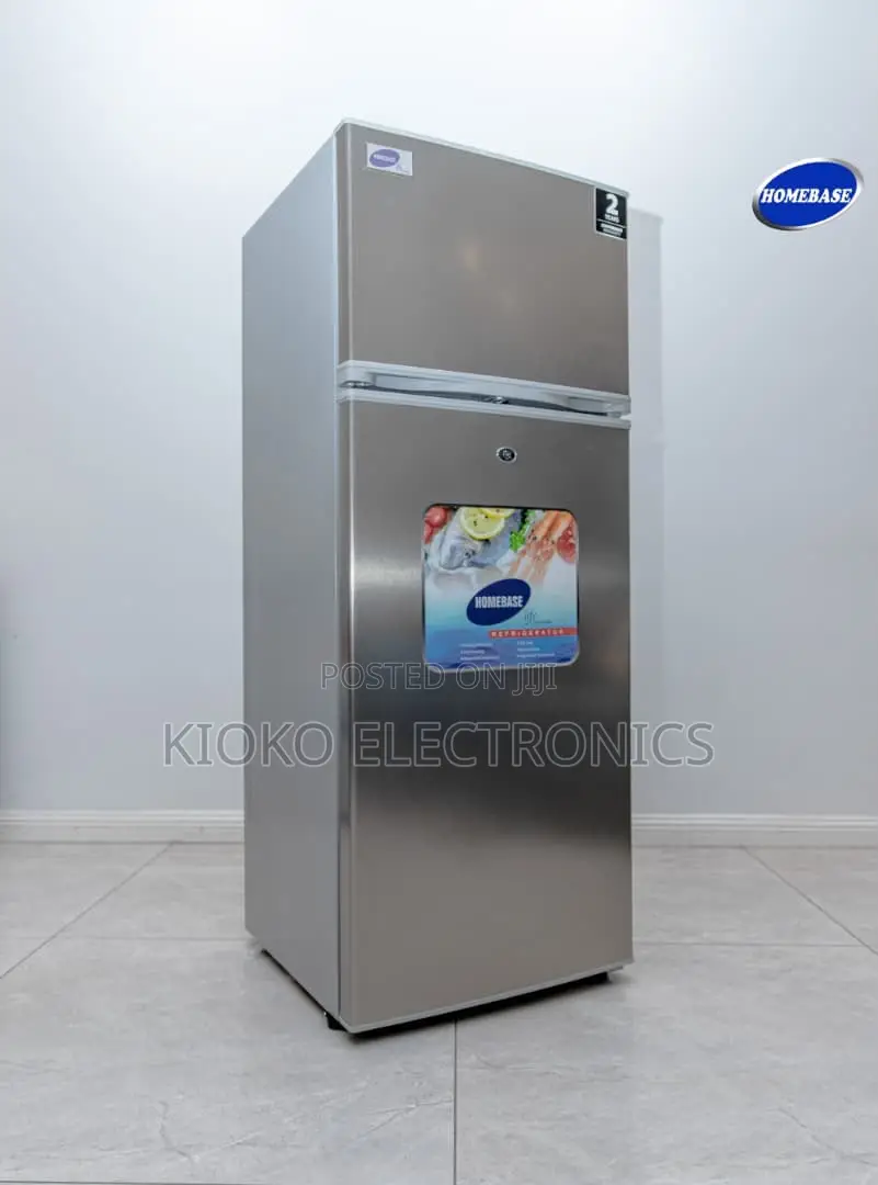 250ltrs Homebase Double Door Fridge