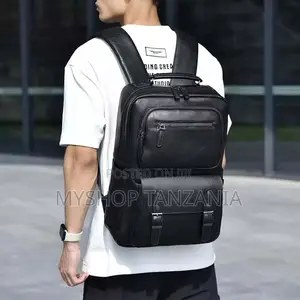 PU Leather ORILOOSEN Commuter Backpack