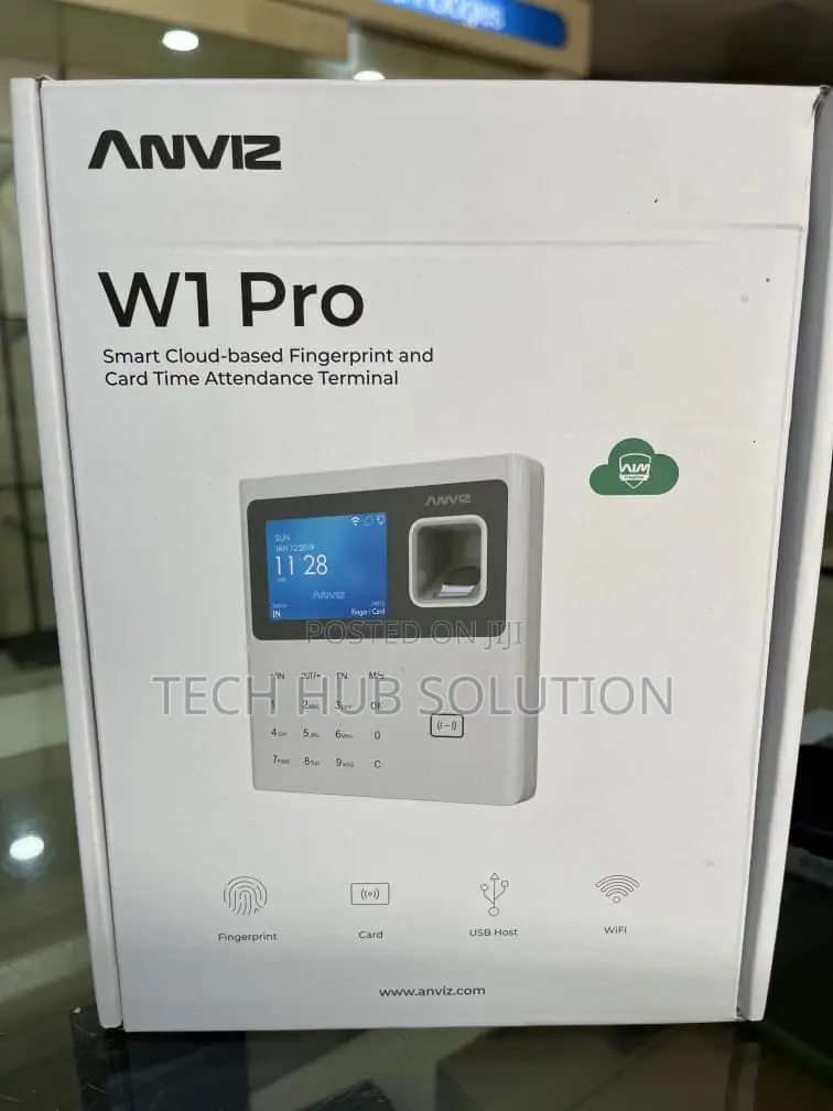 Anviz W1 Pro Fingerprint Time Attendance Terminal
