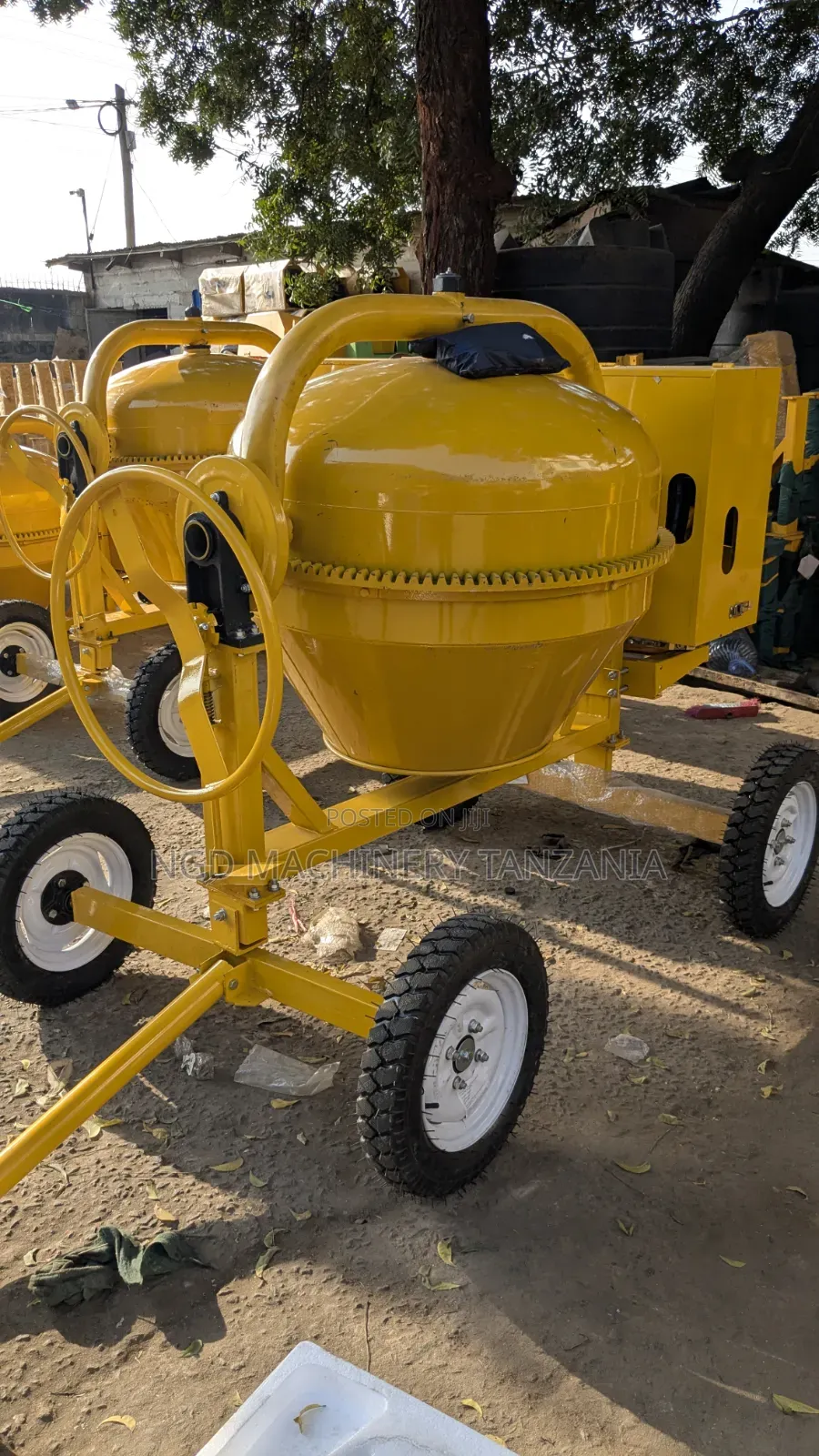 Diesel Concrete Mixer 550L Air Cooling System
