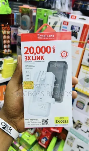 Excellent Powerbank 20000 Mah