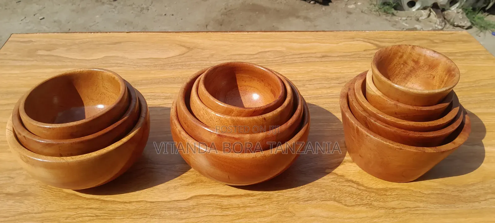 Wooden Bowl Set
