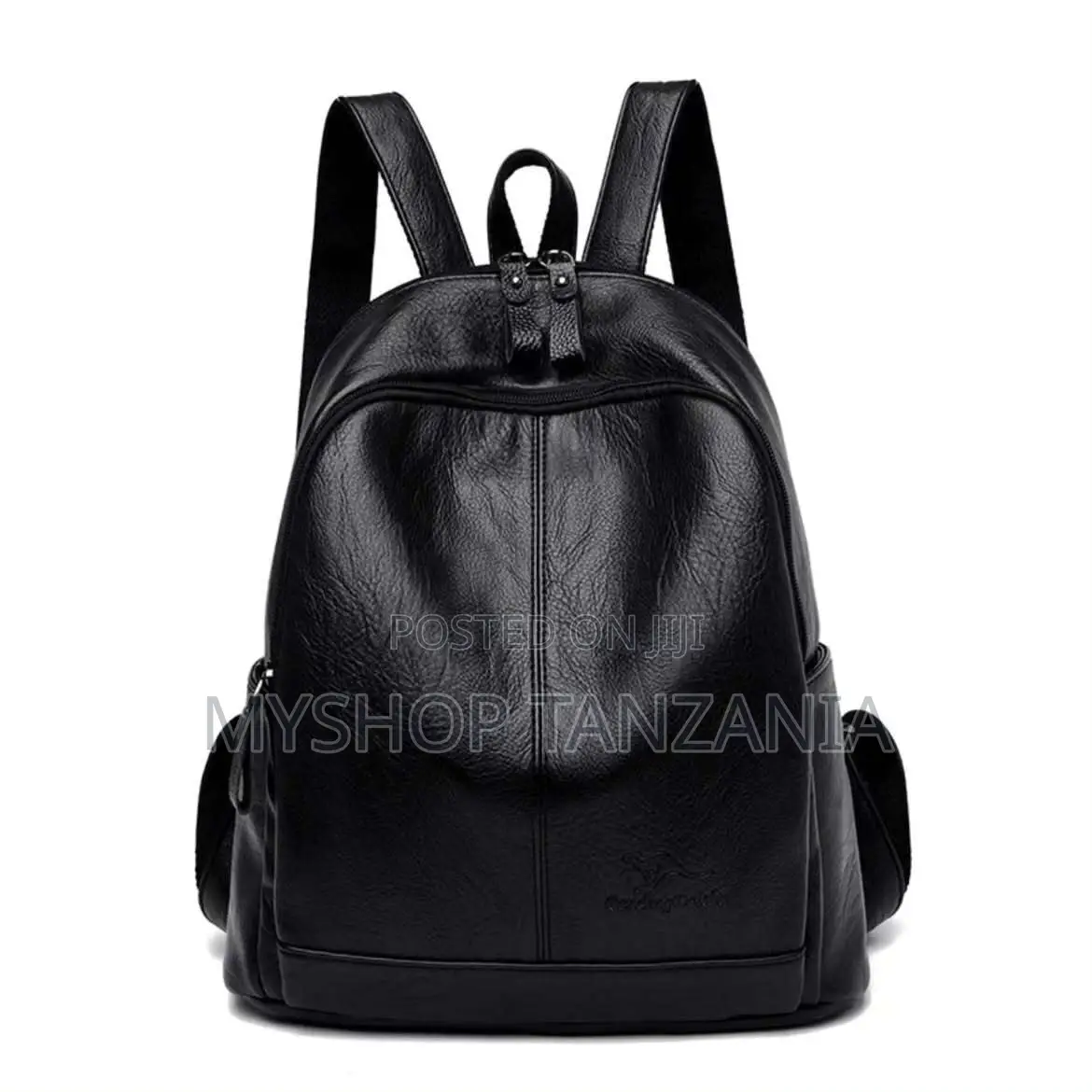 Black Kangaroo Branded Backpack