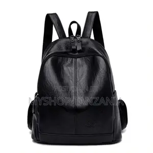 Black Kangaroo Branded Backpack
