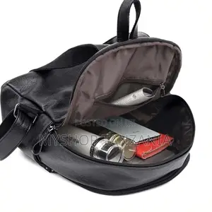 Black Kangaroo Branded Backpack