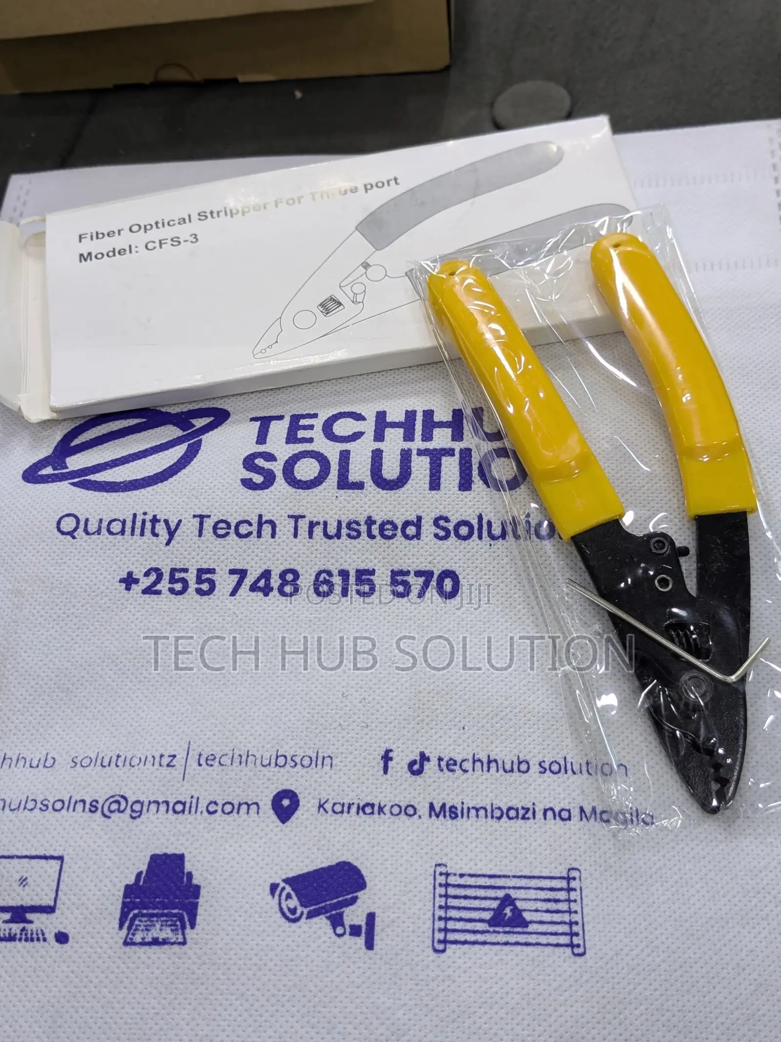 Fiber Optic Stripper Yellow