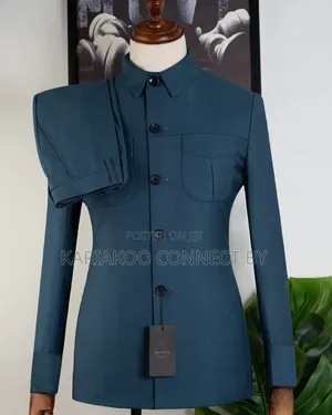​Classic Executive Men's Safari Multi_ Colour Kaunda Suits