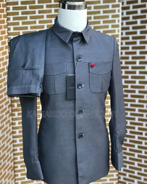 ​Classic Executive Men's Safari Multi_ Colour Kaunda Suits