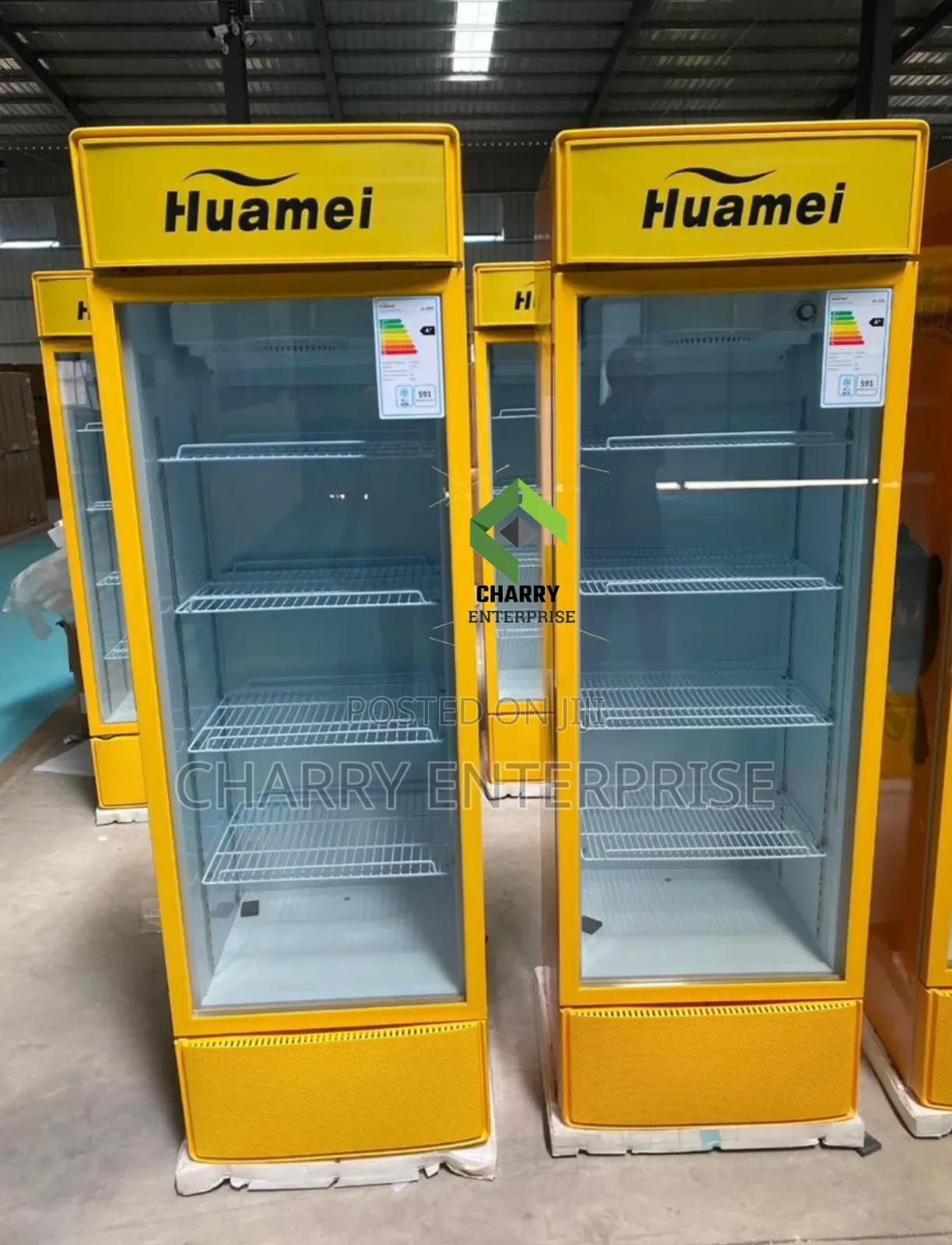 Huamei Commercial Showcase Fridge 409L Beverage Cooler Display