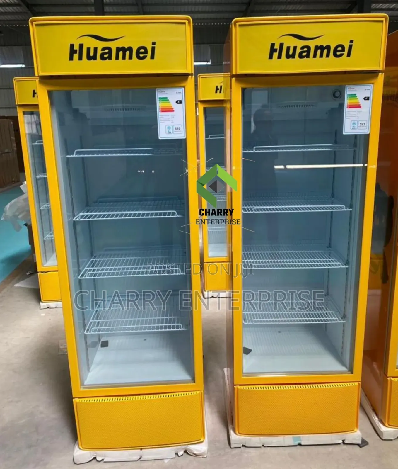 Huamei Commercial Showcase Fridge 409L Beverage Cooler Display