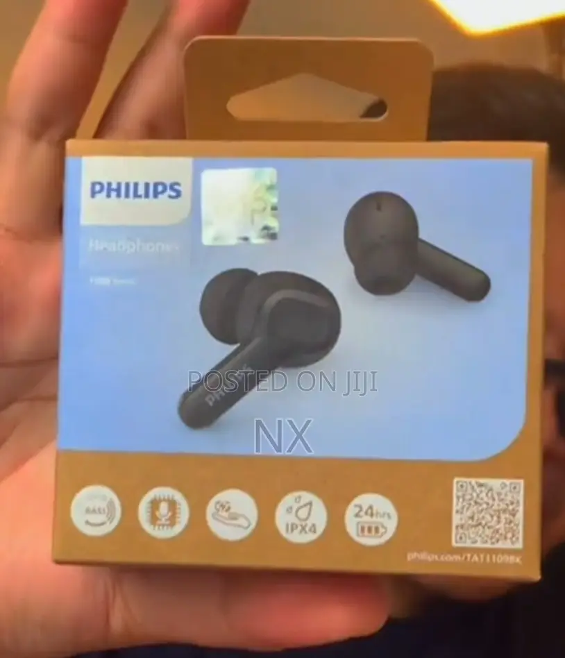 TAT1109 Philips Headphones 1000 Series Wireless Bluetooth Earbuds