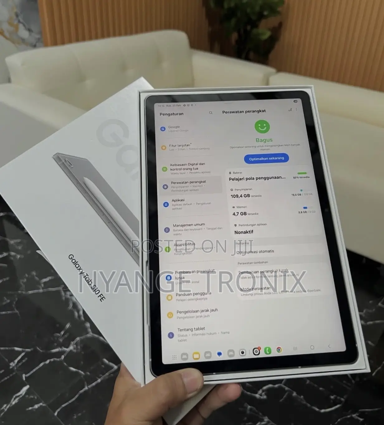 New Samsung Galaxy Tab S10 FE 256 GB Gray