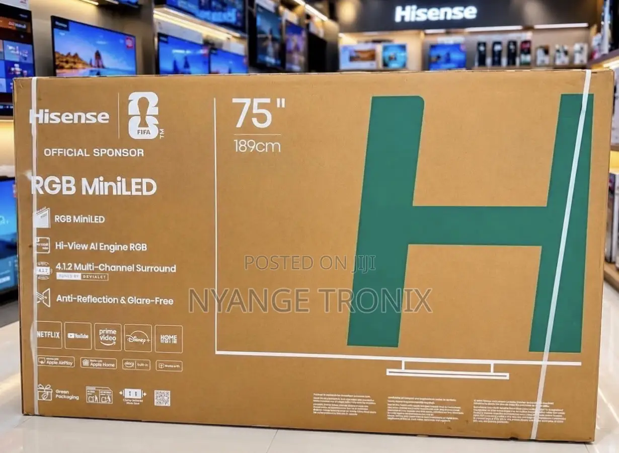 Hisense RGB MinLED TV INCH 75 Model 75UR9S