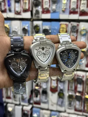 Luxury and Classic Lamborghini WÅTCH Fiber Belt Date Water Resistance