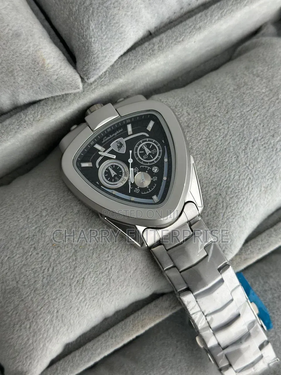 Luxury and Classic Lamborghini WÅTCH Fiber Belt Date Water Resistance