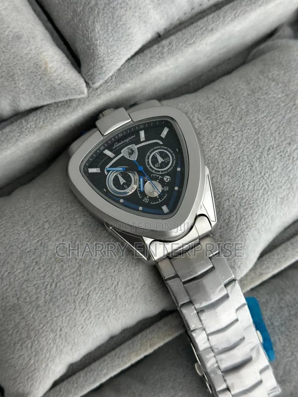 Luxury and Classic Lamborghini WÅTCH Fiber Belt Date Water Resistance