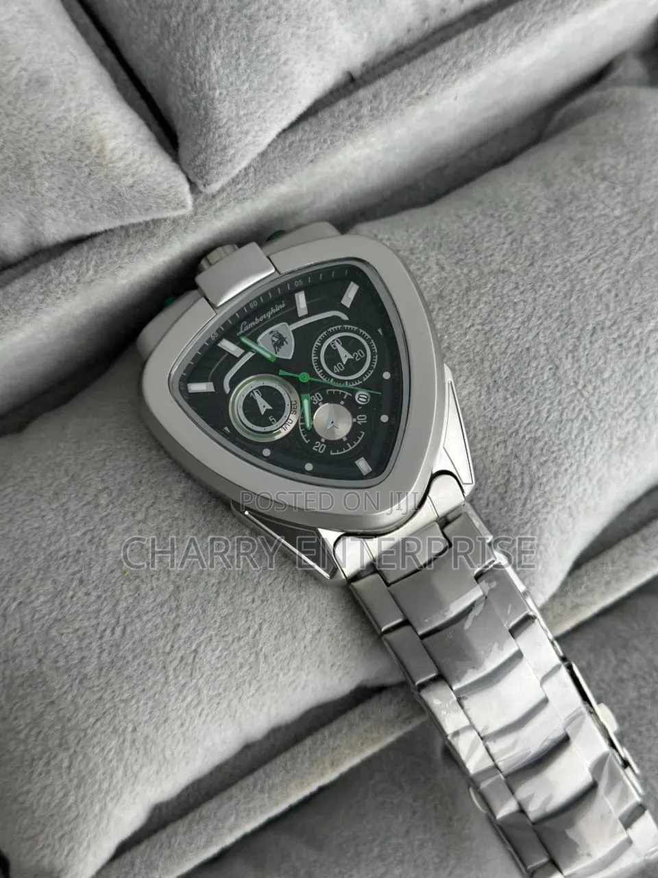 Luxury and Classic Lamborghini WÅTCH Fiber Belt Date Water Resistance