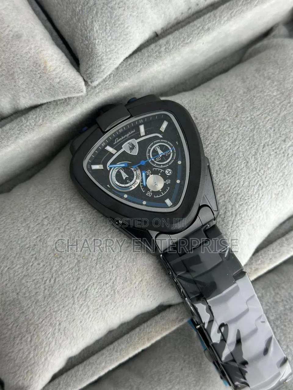 Luxury and Classic Lamborghini WÅTCH Fiber Belt Date Water Resistance