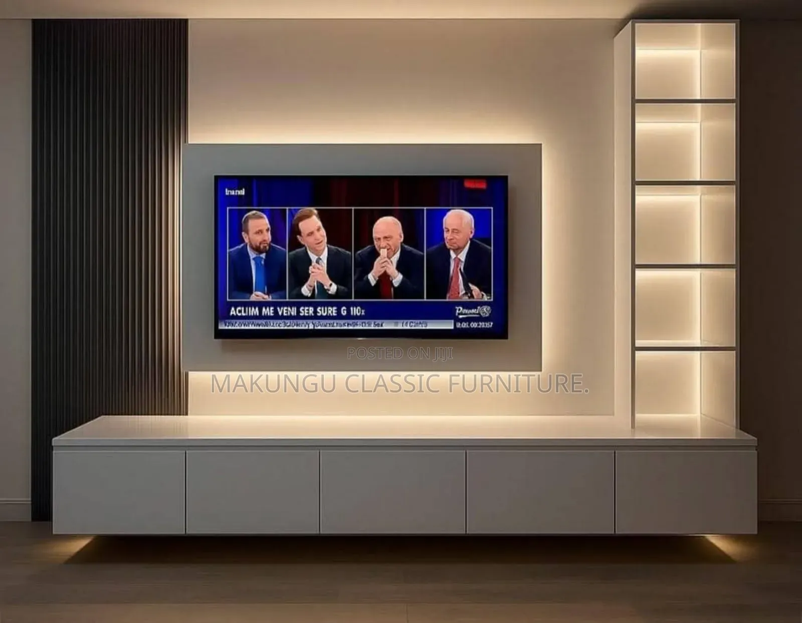Simple TV Showcase Decoration