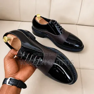 De' Rossi Brand Men's Leather Shoes Single or 1 Colour Leather Shoes