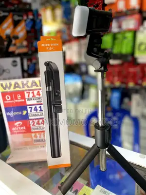 R1s Portable Bluetooth Selfie Stick Tripod Stand Phone Holder