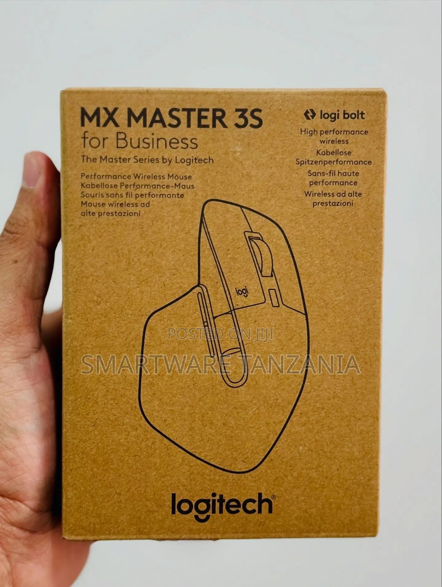 Logitech MX Master 3S Wireless Performance Mouse, Ergonomic Design