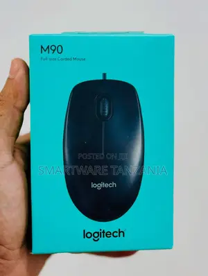 Logitech M90 Full-Size Corded Mouse With Optical Sensor for Precision