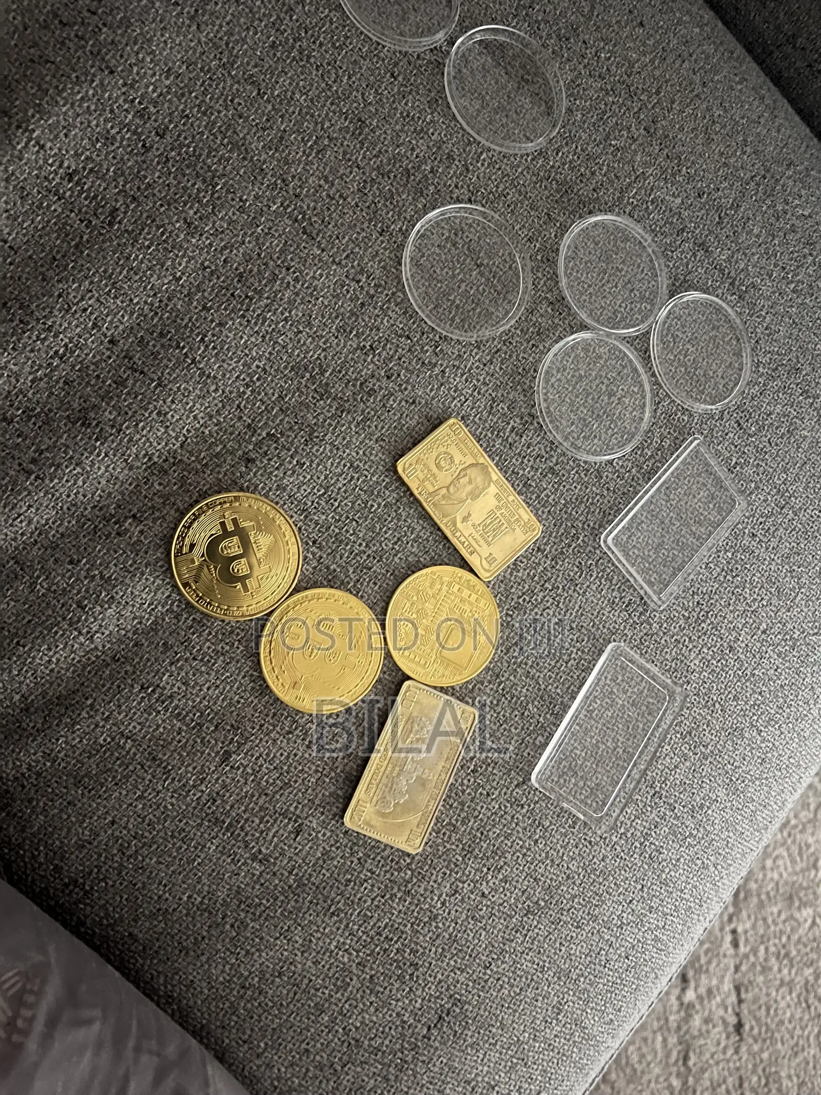 Collectables Metal Bitcoin and Bars