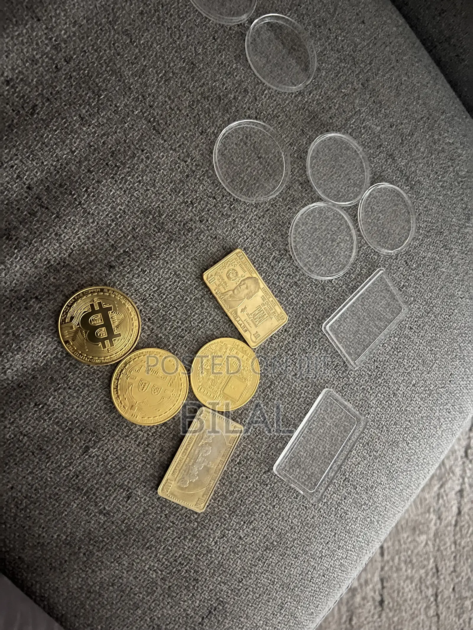 Collectables Metal Bitcoin and Bars