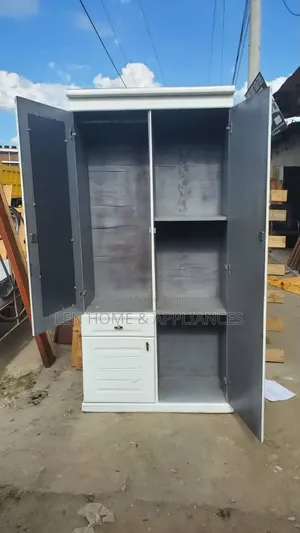 Kabati Languo Color White Milango Miwili