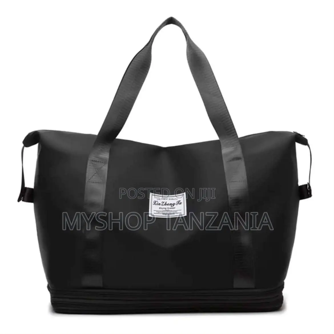 Black MXM Foldable Travel Duffel Bag