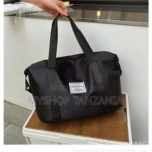 Black MXM Foldable Travel Duffel Bag