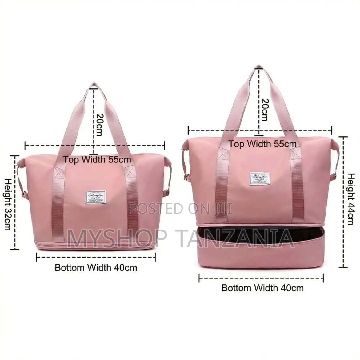 Pink Expandable Travel Bag F